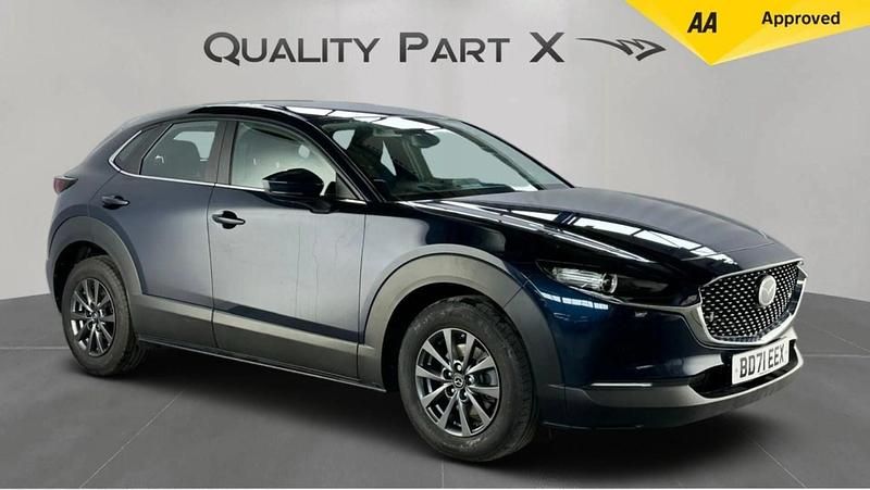 Blue Used 2021 Mazda CX-30 SUV | £13,380 (Super price) - Image 1/4