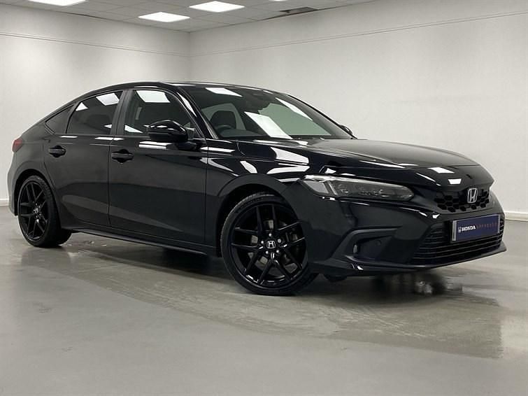 Black Used 2023 Honda Civic Sport Hatchback | £23,495 (Fair price) - Image 1/4