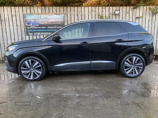 Black Used 2018 Peugeot 3008 Premium Hatchback | £12,750 (Good price) - Image 1/4