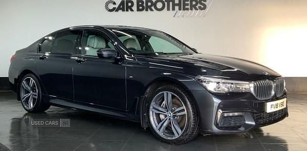 Grey Used 2018 BMW 740 M Sport Sedan | £21,995 (Good price) - Image 1/4
