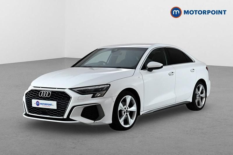 Used Audi A3 S-Line 2022 White Sedan