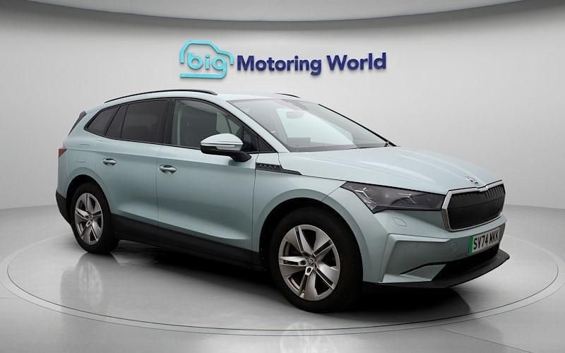 Silver Used 2024 Skoda Enyaq iV SUV | £22,600 (A bit pricey) - Image 1/4