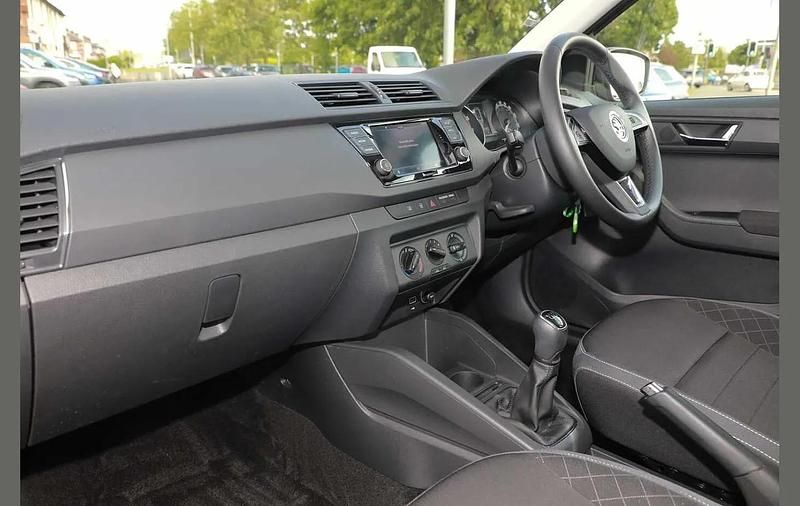 Used Skoda Fabia Colour Edition 94 HP (69 kW) 2019 Corrida red black magic pearl effect Hatchback