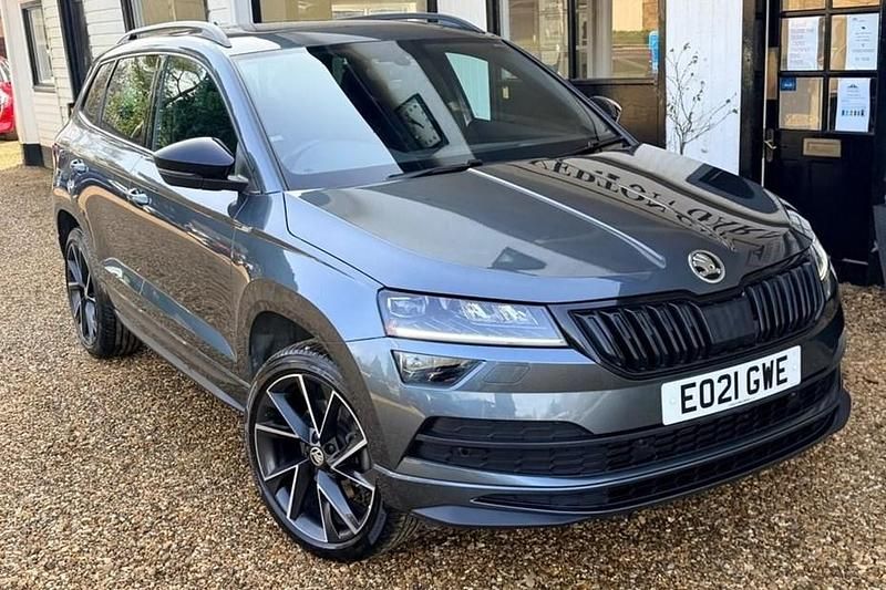 Used Skoda Karoq SportLine 190 HP (139 kW) 2021 Grey SUV