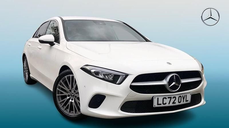 White Used 2022 Mercedes A200 Executive Sedan | £21,495 (Fair price) - Image 1/4