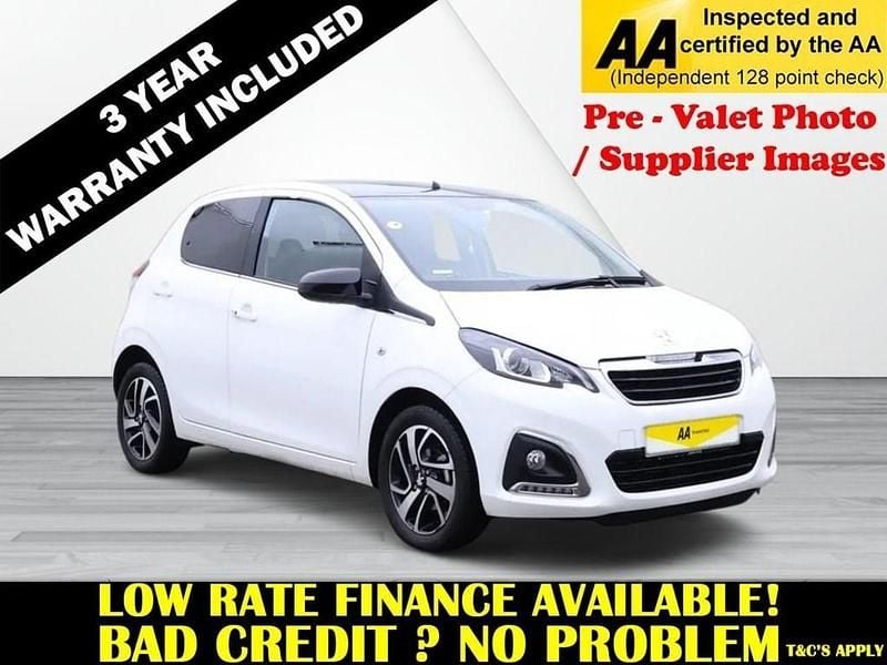 White Used 2021 Peugeot 108 Allure Hatchback | £10,195 (A bit pricey) - Image 1/3