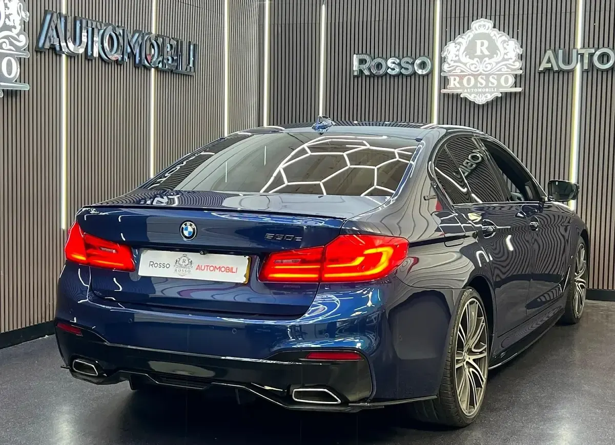 Used BMW 530e M Sport 252 HP (185 kW) 2019 Blue Sedan