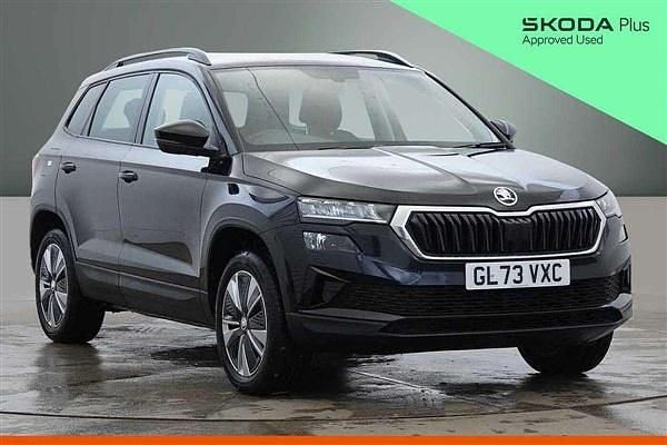 Black Used 2024 Skoda Karoq SE Drive SUV | £17,105 (Good price) - Image 1/4