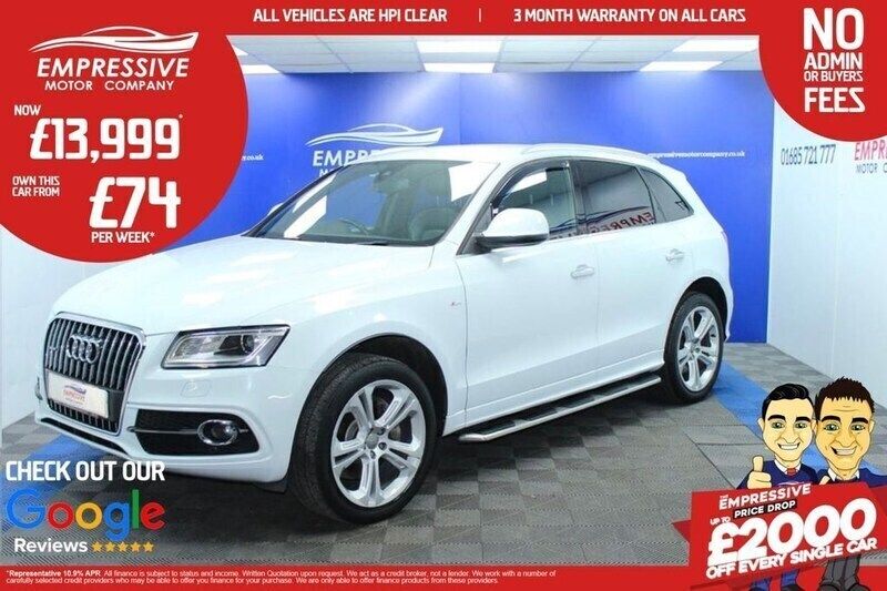 White Used 2015 Audi Q5 S-line plus SUV | £13,999 (Fair price) - Image 1/4