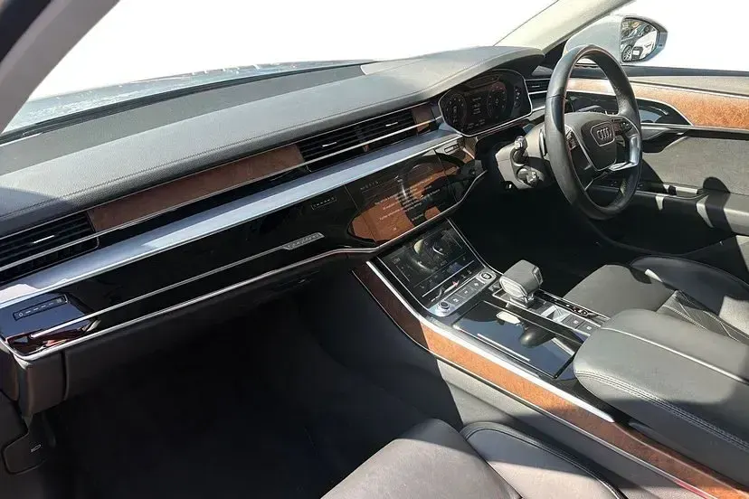 Used Audi A8 Sport 340 HP (250 kW) 2022 Floret silver Sedan