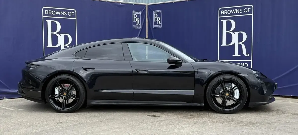 Used Porsche Taycan Performance Package 11 kW (15 HP) 2023 Black Sedan