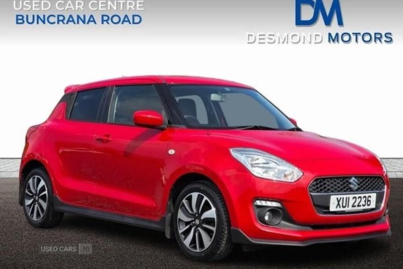 Red Used 2019 Suzuki Swift Hatchback | £9,489 (Fair price) - Image 1/1