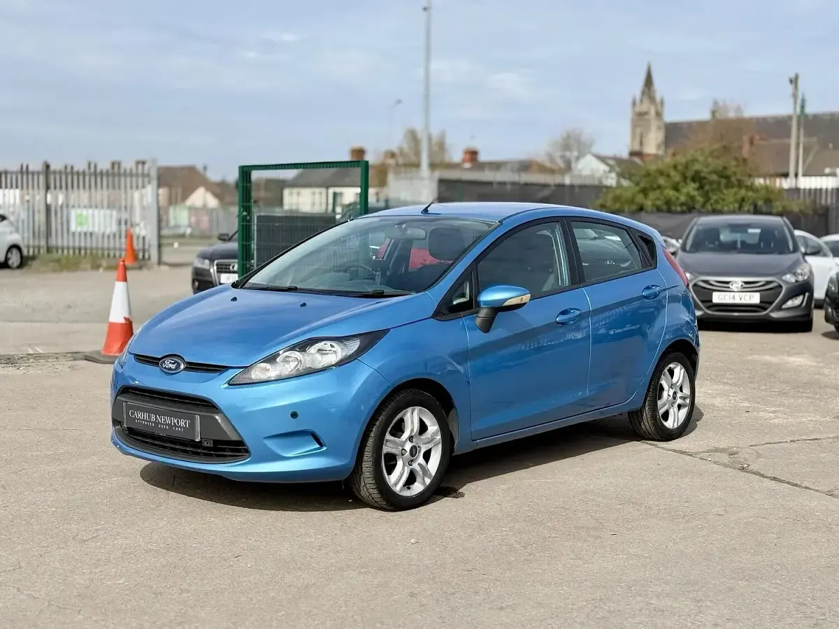 Used Ford Fiesta 94 HP (69 kW) 2009 Blue Hatchback
