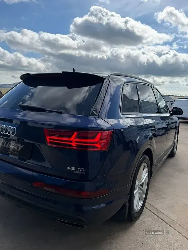Used Audi Q7 S-Line 231 HP (169 kW) 2019 Blue SUV