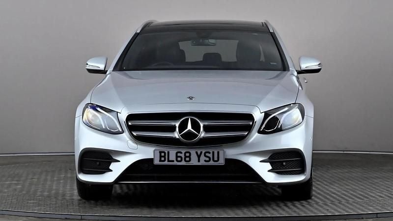 Used Mercedes E200 AMG Line Premium 184 HP (135 kW) 2018 Silver Estate