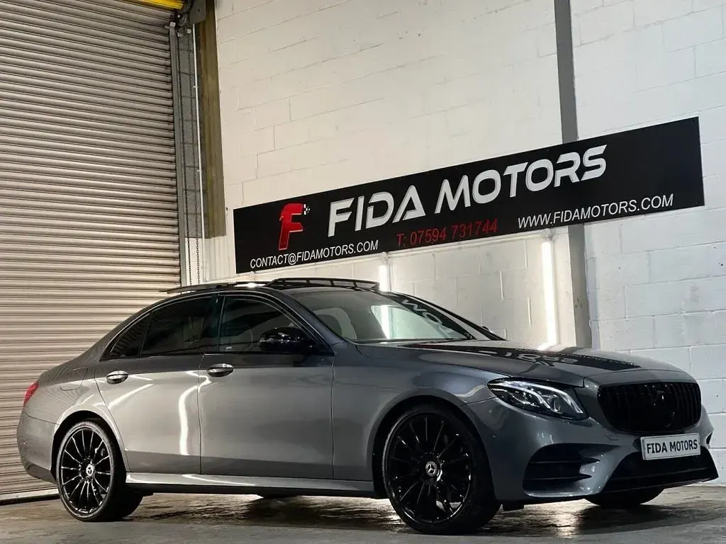Used Mercedes E220 AMG line 2019 Grey Sedan