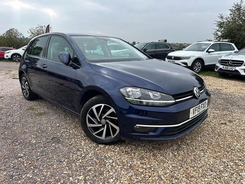 Blue Used 2019 VW Golf VII Match Hatchback | £10,595 (Fair price) - Image 1/4