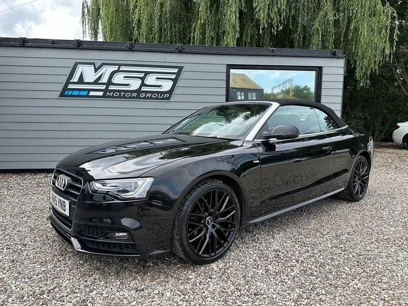 Black Used 2015 Audi A5 Cabriolet S-Line Cabriolet | £9,995 (Fair price) - Image 1/4