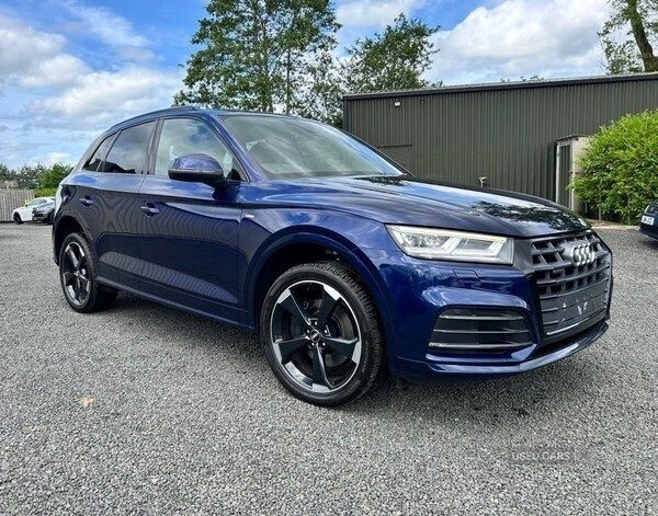 Blue Used 2017 Audi Q5 S-Line SUV | £17,490 (Fair price) - Image 1/4