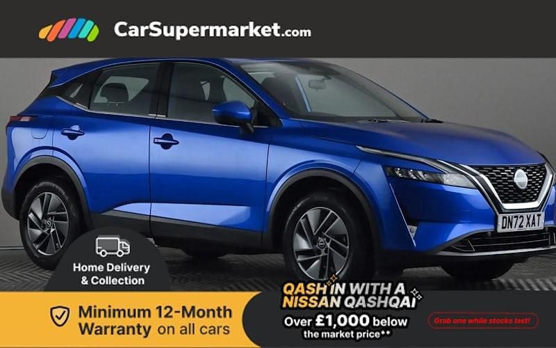 Blue Used 2022 Nissan Qashqai Acenta Premium SUV | £14,097 (Good price) - Image 1/3