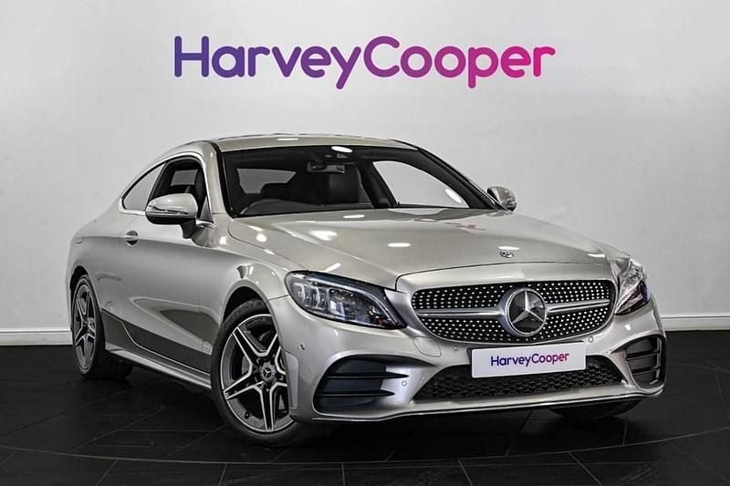Silver Used 2021 Mercedes C200 AMG line Coupe | £24,800 (A bit pricey) - Image 1/1