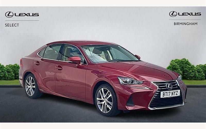 Red Used 2017 Lexus IS300h Sedan | £15,249 (Fair price) - Image 1/3