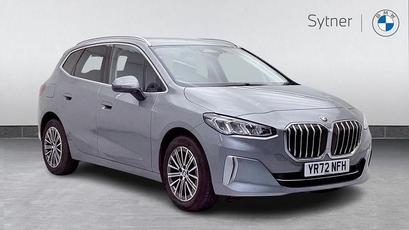 Grey Used 2022 BMW 218 Active Tourer Luxury Line MPV | £23,500 (Fair price) - Image 1/4