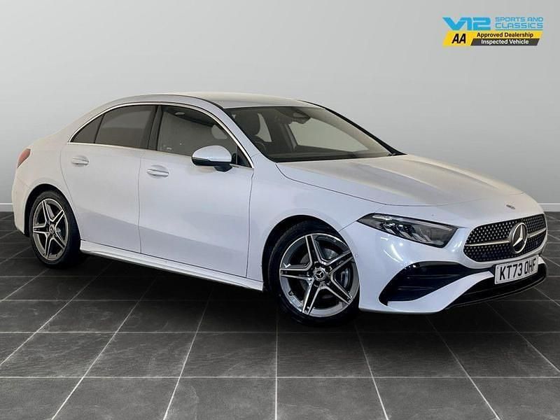 White Used 2023 Mercedes A200 Executive Sedan | £20,395 (Fair price) - Image 1/2