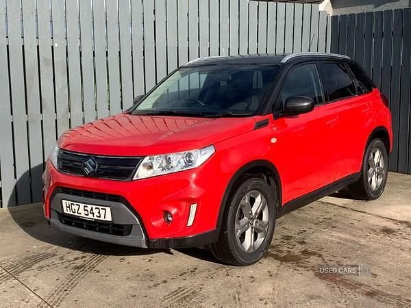 Red/black Used 2017 Suzuki Vitara SZ-T SUV | £7,995 (Fair price) - Image 1/4