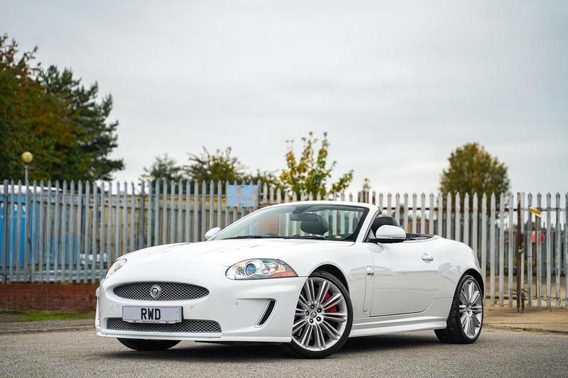 White Used 2011 Jaguar XKR Cabriolet | £21,995 (Expensive) - Image 1/4