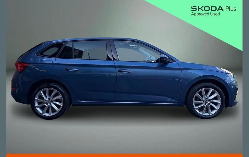 Used Skoda Scala SE L 108 HP (79 kW) 2021 Blue Hatchback