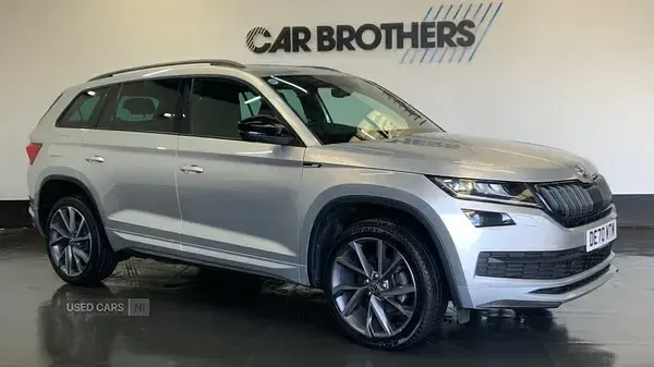 Used Skoda Kodiaq SportLine 150 HP (110 kW) 2020 Silver SUV