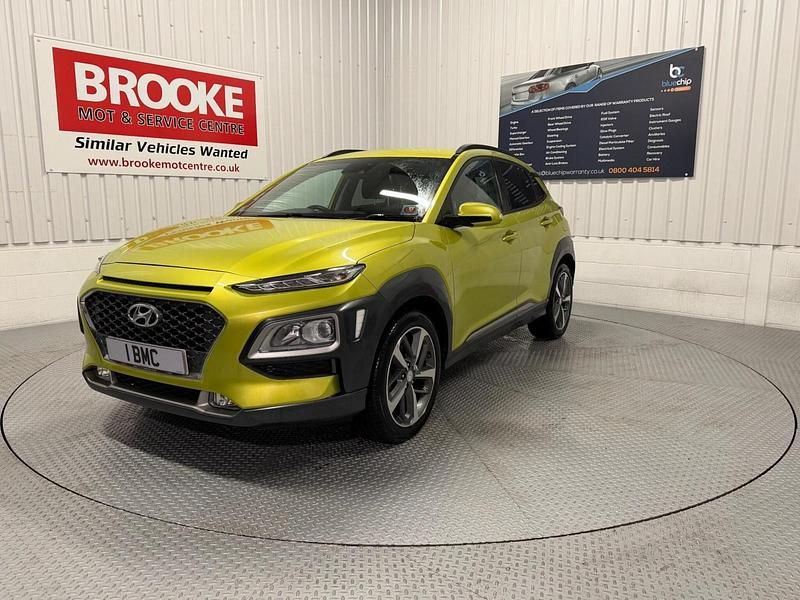 Used Hyundai Kona Premium 2019 Yellow SUV