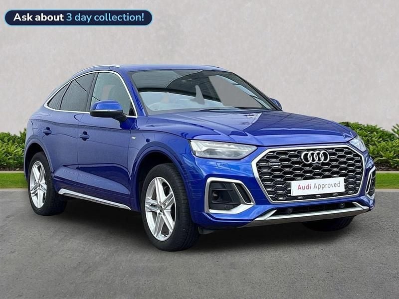 Used Audi Q5 S-Line 204 HP (150 kW) 2022 Blue SUV