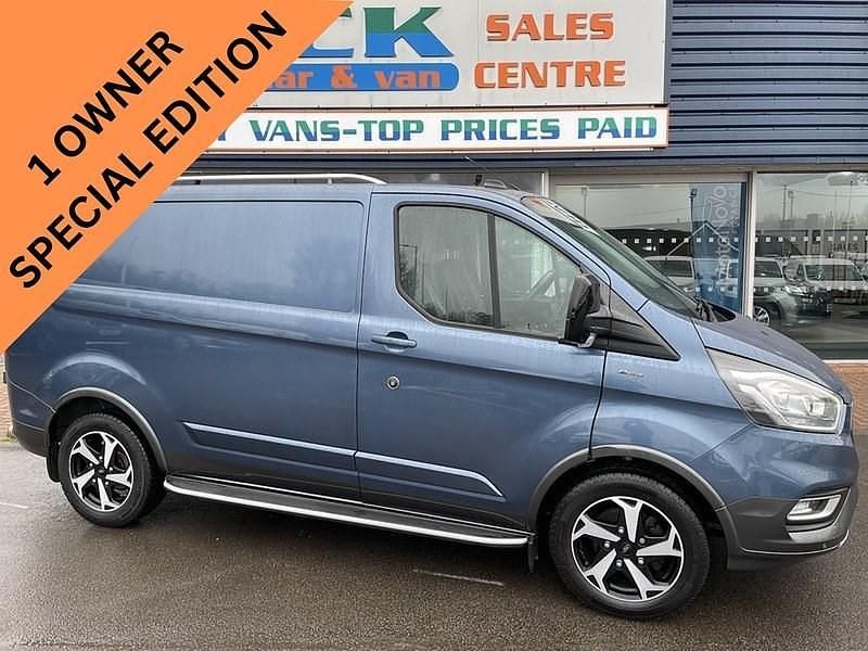 Used Ford Transit Custom Active 130 HP (95 kW) 2021 Blue Van