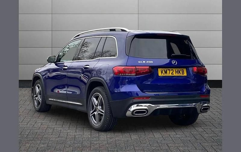 Used Mercedes GLB200 AMG Line Premium 163 HP (119 kW) 2022 Denim blue SUV