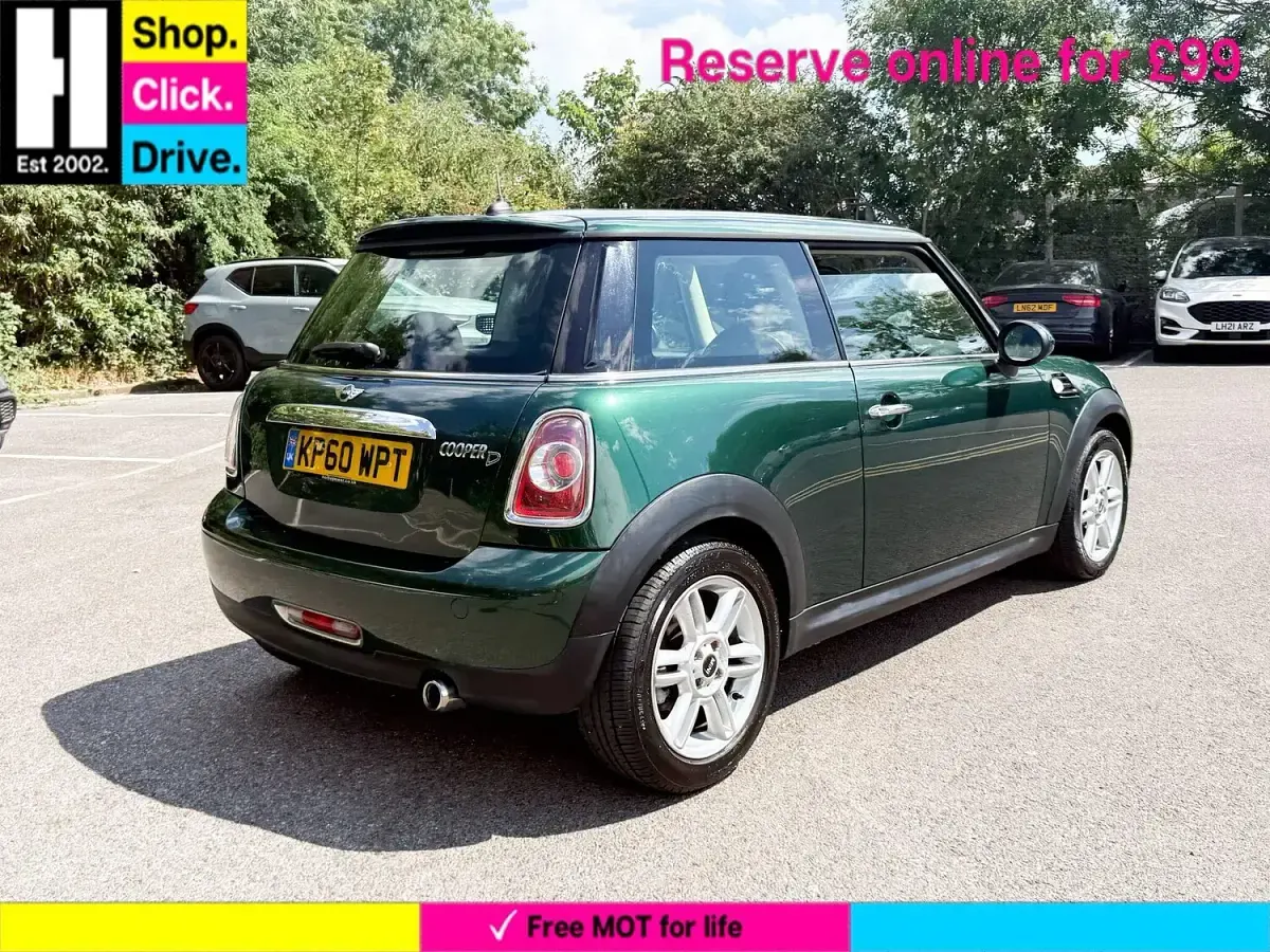 Used Mini Cooper D Hatch 112 HP (82 kW) 2010 Green Hatchback