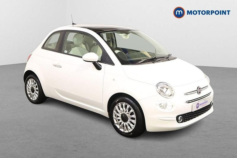 White Used 2021 Fiat 500 Lounge Hatchback | £9,899 (Fair price) - Image 1/4