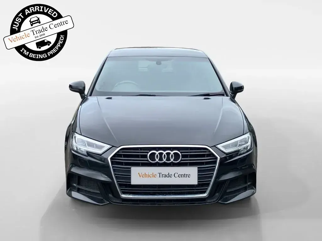 Used Audi A3 S-Line 150 HP (110 kW) 2018 Black Sedan