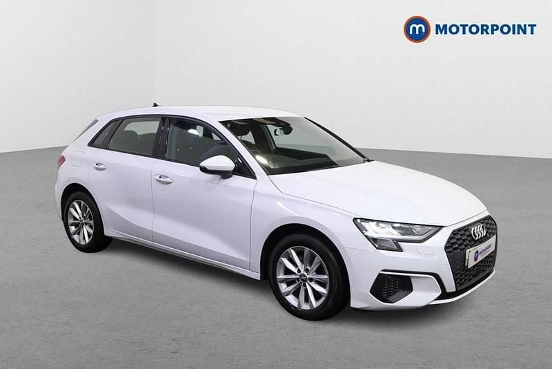 White Used 2020 Audi A3 Hatchback | £15,099 (Fair price) - Image 1/4