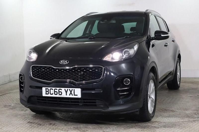 Usado Kia Sportage 115 HP (84 kW) 2017 Preto SUV