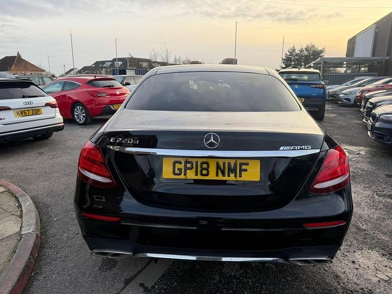 Used Mercedes E220 AMG Line Premium 2018 Black Sedan