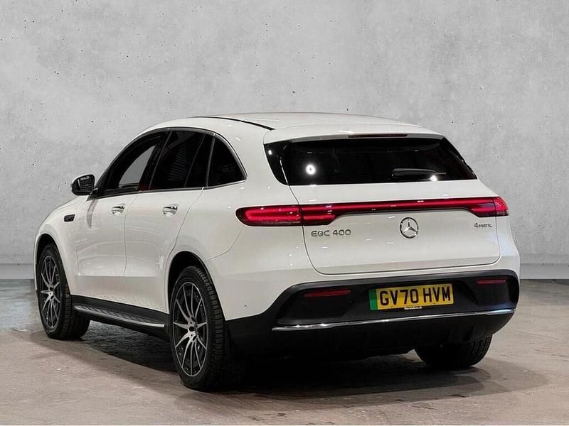 Used Mercedes EQC400 AMG line 300 kW (408 HP) 2020 White SUV