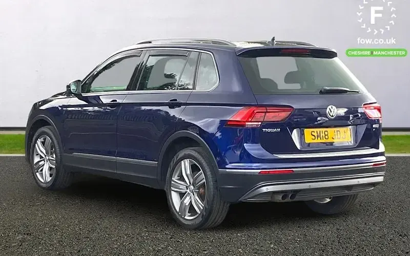 Used VW Tiguan SEL 180 HP (132 kW) 2018 Blue SUV