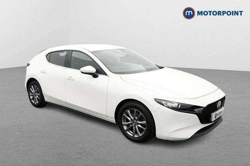 White Used 2020 Mazda 3 Hatchback | £12,949 (Fair price) - Image 1/4