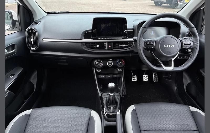 New Kia Picanto GT-Line 68 HP (50 kW) 2026 White Hatchback