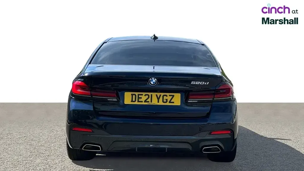 Used BMW 520 M Sport 2021 Black Sedan