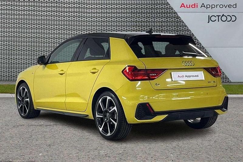 Used Audi A1 Black Edition 109 HP (80 kW) 2023 Yellow SUV