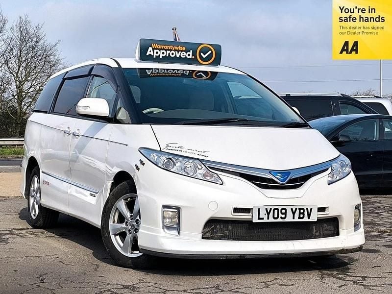 Used Toyota Estima Hybrid 2009 White MPV