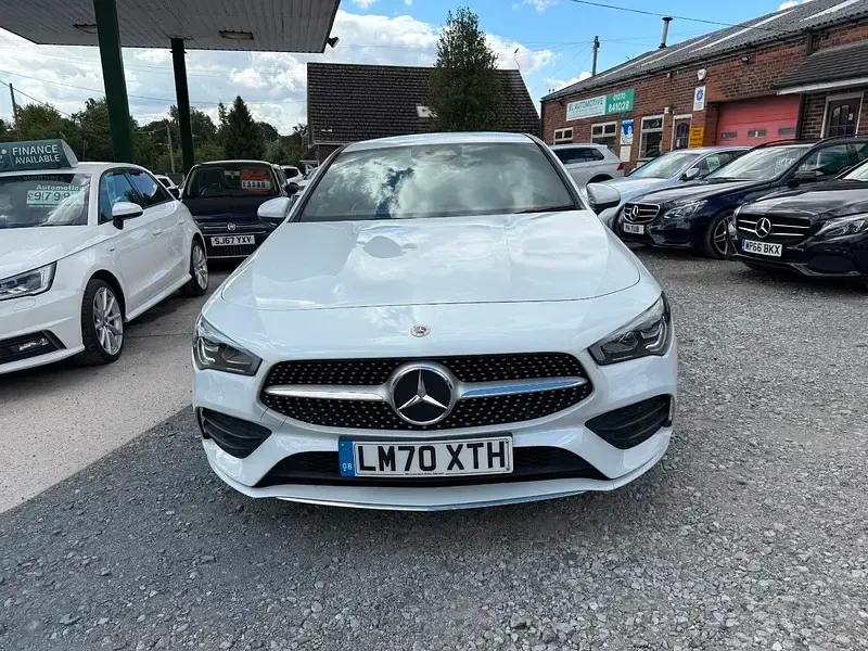 Used Mercedes CLA250e AMG Line Premium 2020 White Coupe